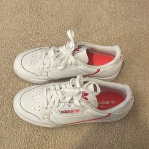 Adidas continental 80 sneakers (pink/red)